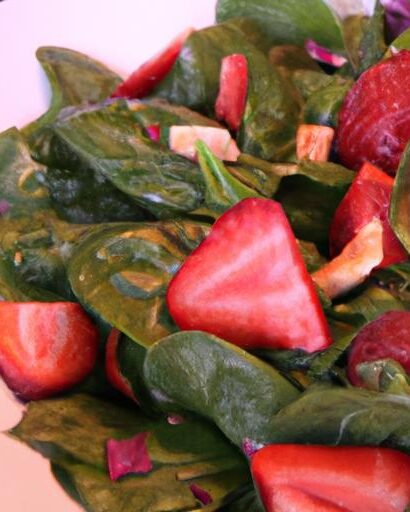 Fresh & Flavorful Strawberry Spinach Salad Recipe Delight