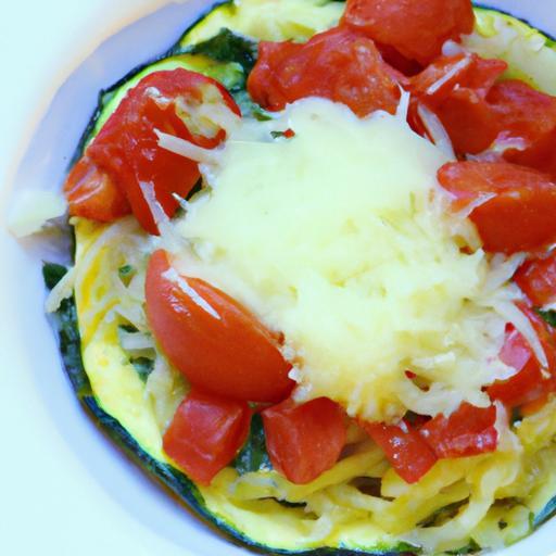 Twist on Comfort: Spaghetti Squash with Spinach & Tomatoes