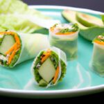 Fresh Harmony: Vegetable Roll with Cucumber, Carrot & Avocado