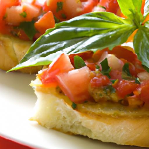 Bright Bites: Classic Tomato & Basil Bruschetta Delight
