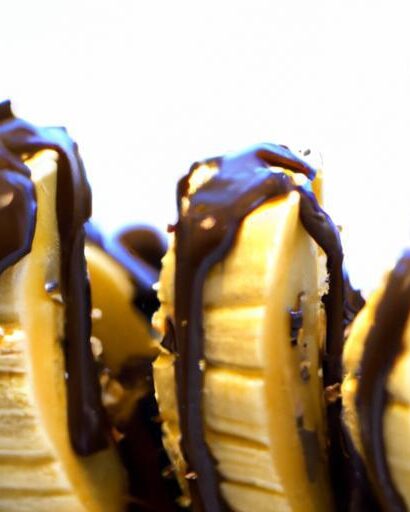 Decadent Delight: Savoring Chocolate-Covered Banana Slices