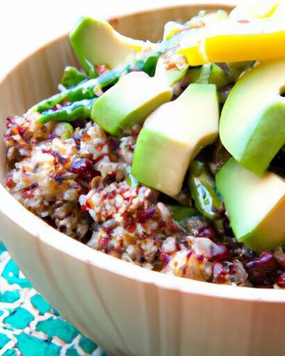 Nourishing Grain Bowl with Quinoa, Avocado & Edamame