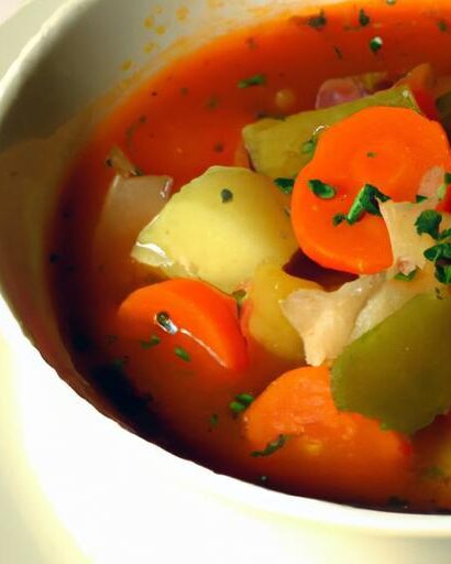 Hearty Vegan Minestrone Soup: Comfort in Every Spoonful