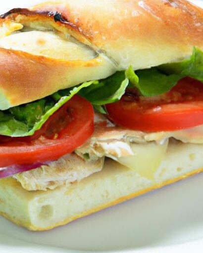 Fresh and Flavorful: The Classic Caprese Chicken Sandwich