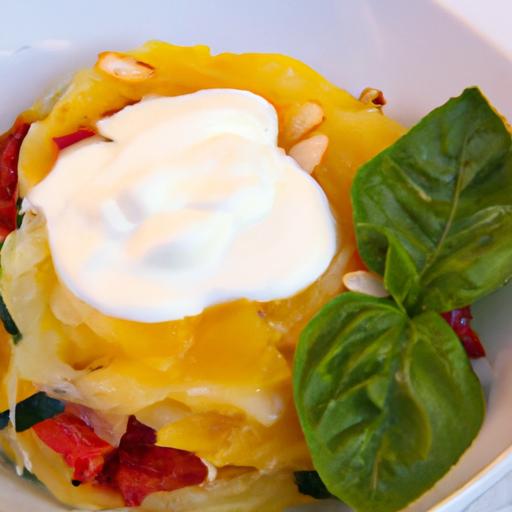Twist⁤ on Comfort: Spaghetti⁤ Squash⁤ with Spinach & Tomatoes