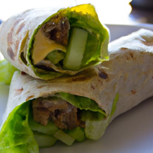 Savor Flavor: Vegan Cheeseburger wraps with Plant Meat