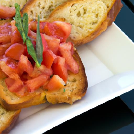 Bright Bites: Classic Tomato & Basil Bruschetta Delight