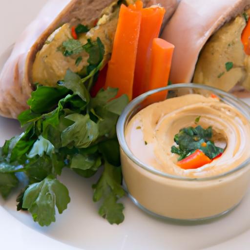 Mini Pita Pockets Filled with Creamy Hummus⁤ and Carrots