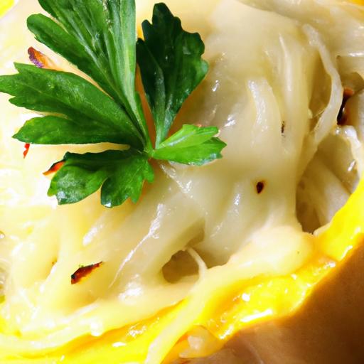 Twist on Tradition: Spaghetti Squash with Creamy Alfredo