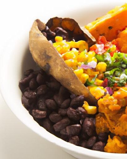 Hearty Sweet Potato and Black Bean Burrito Bowl Delight