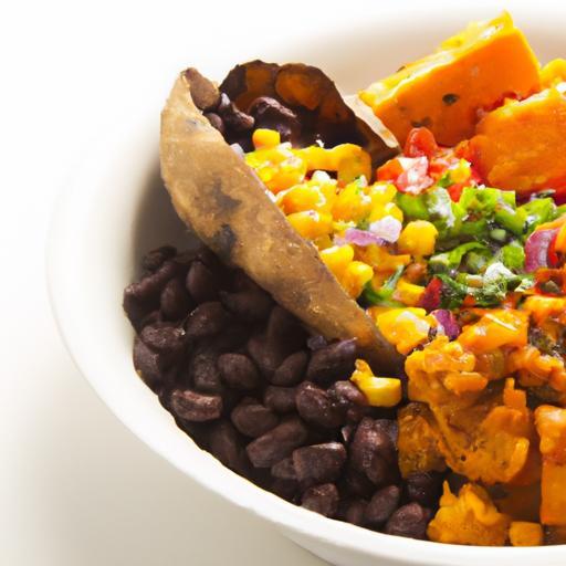 Hearty Sweet Potato and Black Bean Burrito Bowl Delight