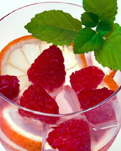 Refreshing Twist: How Lemon Raspberry Ice Cubes Elevate Drinks