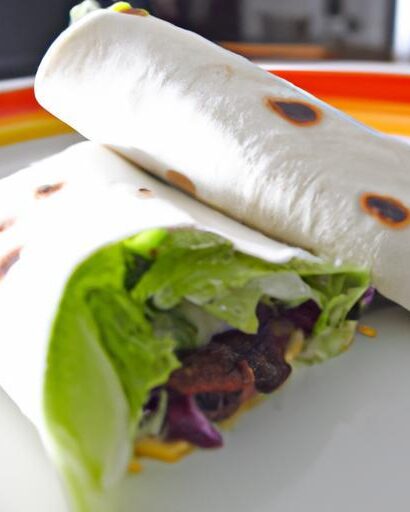 Savor Flavor: Vegan Cheeseburger Wraps with Plant Meat