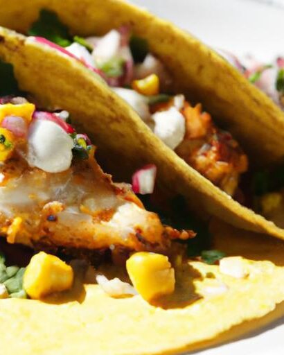 Crisp Gluten-Free Fish Tacos on Authentic Corn Tortillas