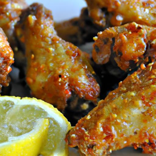 Sweet Heat: Lemon Pepper Wings Drizzled with Honey Delight