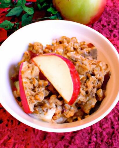 Warm and Cozy Apple Crisp with a Crunchy Oat Twist