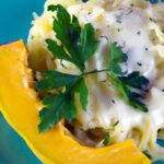 Twist on Tradition: Spaghetti Squash with Creamy Alfredo