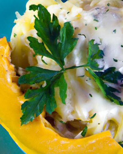 Twist on Tradition: Spaghetti Squash with Creamy Alfredo