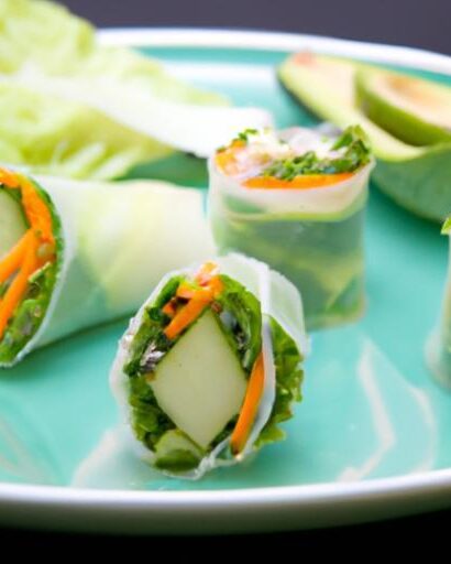 Fresh Harmony: Vegetable Roll with Cucumber, Carrot & Avocado