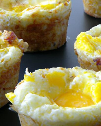 Melted Morning Magic: The Allure of Cheesy Egg Muffins