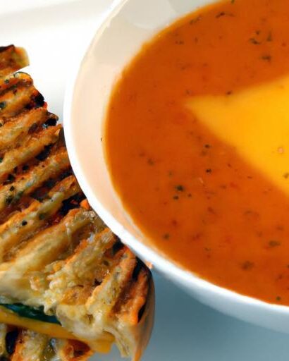 The Perfect Pair: Grilled Cheese and Tomato Soup Delight