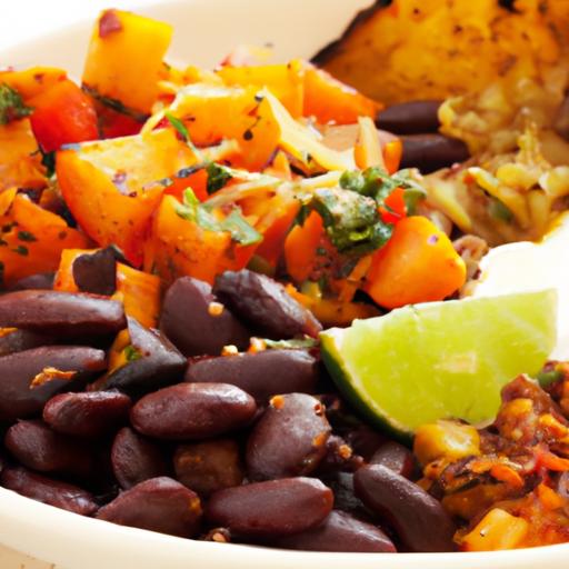 Hearty Sweet Potato and Black Bean Burrito Bowl Delight