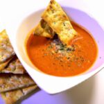 Comfort in a Bowl: Tomato Soup Paired with Crunchy Crackers