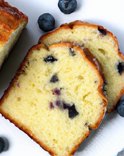 Zesty Lemon Blueberry Loaf Cake: A Perfect Spring Treat