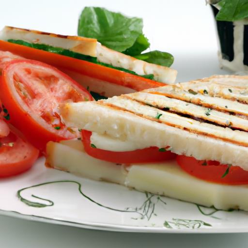 Savor the Classic Tomato and Mozzarella Sandwich Delight