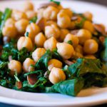 Earthy Spiced Chickpeas and Vibrant Spinach Delight