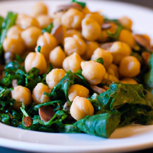 Earthy Spiced Chickpeas and Vibrant Spinach Delight