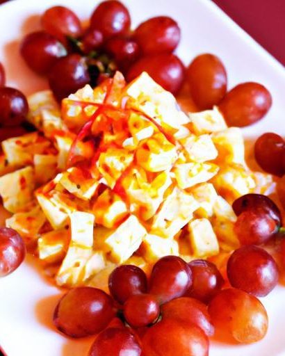 A Perfect Pairing: Exploring Grapes and Cheese Cubes Delight