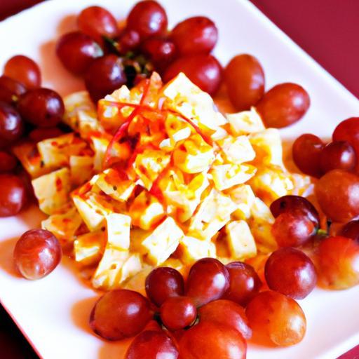 A Perfect Pairing: Exploring Grapes and Cheese Cubes Delight