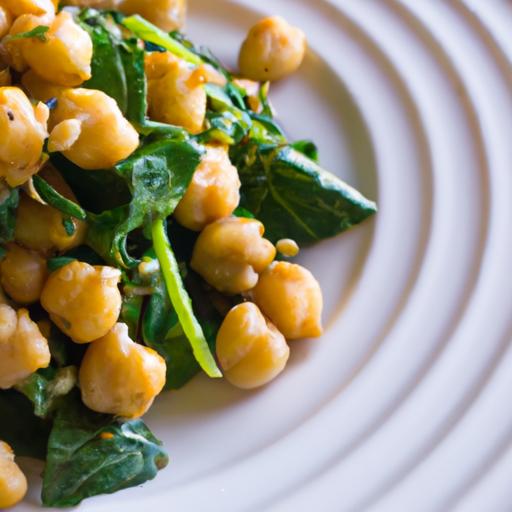 Earthy Spiced Chickpeas and Vibrant Spinach Delight
