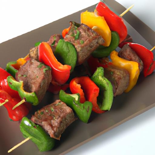 Savor Simple Beef & Veggie Skewers: A Delicious Duo