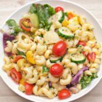 Colorful Macaroni Salad with Fresh Veggies Twist