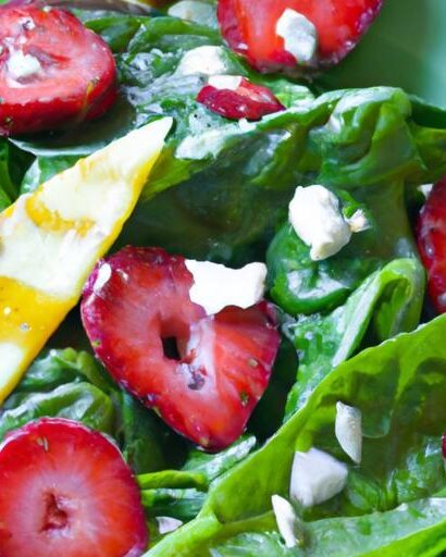 Fresh Flavors Unite: The Perfect Strawberry Spinach Salad