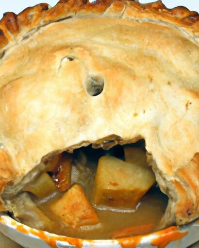 Savor Every Bite: Vegan Pot Pie with Flaky Golden Crust