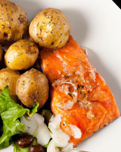 One-Pan Greek-Style Salmon and Potatoes: Easy, Flavorful Meal