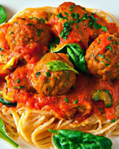 Hearty Gluten-Free Spaghetti with Marinara and Turkey Meatballs