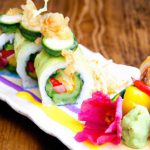 Rainbow Tempura Roll: A Vibrant Twist with Colorful Veggies