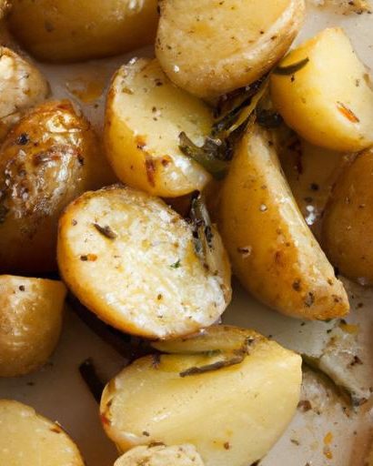 Golden Garlic & Herb Roasted Potatoes: Simple Comforts