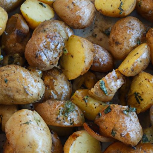 golden Garlic & Herb Roasted Potatoes: Simple Comforts